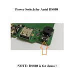 Power Switch Button for Autel MaxiDAS DS808 DS808TSBT Scanner